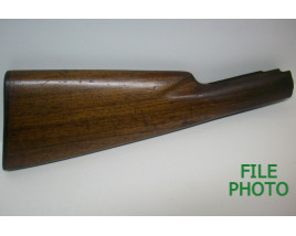 Butt Stock Assembly - Walnut - w/ Hard Rubber Butt Plate - for Eastern Carbine - Original