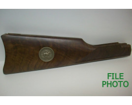 Butt Stock - Walnut - Fancy - Checkered - w/ Medallion - Original Butt Stock - Walnut - Fancy - Checkered - w/ Medallion - Original