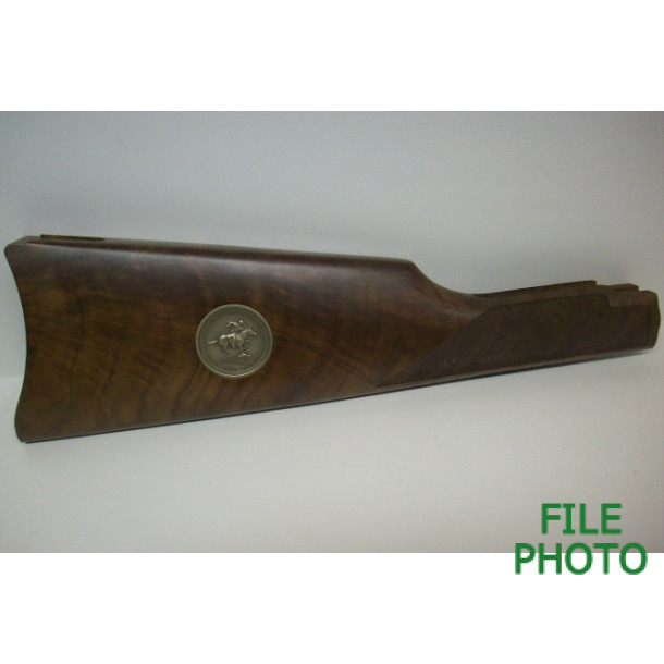 Butt Stock - Walnut - Fancy - Checkered - w/ Medallion - Original Butt Stock - Walnut - Fancy - Checkered - w/ Medallion - Original