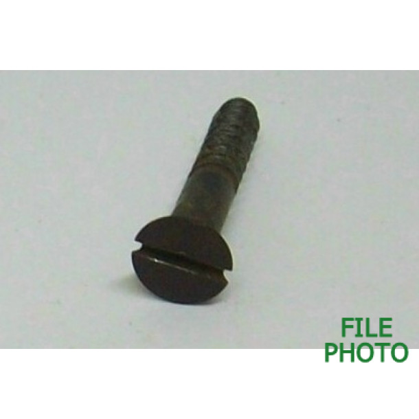 Butt Plate Screw - 2nd Variation - w/ Floral Design - Original Butt Plate Screw - 2nd Variation - w/ Floral Design - Original
