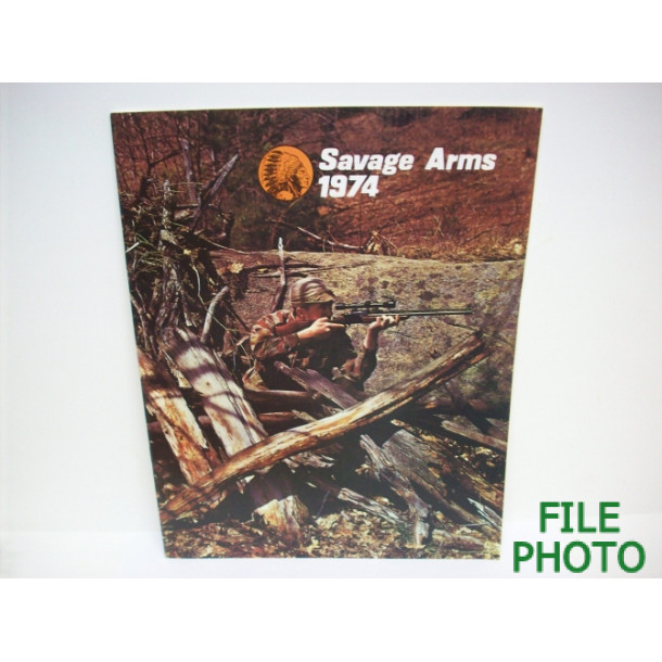 Savage 1974 Arms Catalog - Original