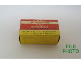 Winchester Super Speed Box of 22 LR Ammunition - Hollow Point Winchester Super Speed Box of 22 LR Ammunition - Hollow Point