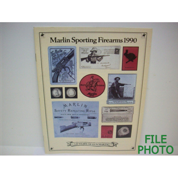 Marlin 1990 Sporting Firearms Catalog - Original