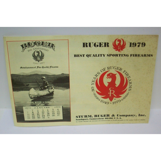 Ruger 1979 Sporting Firearms Mini-Catalog - Original