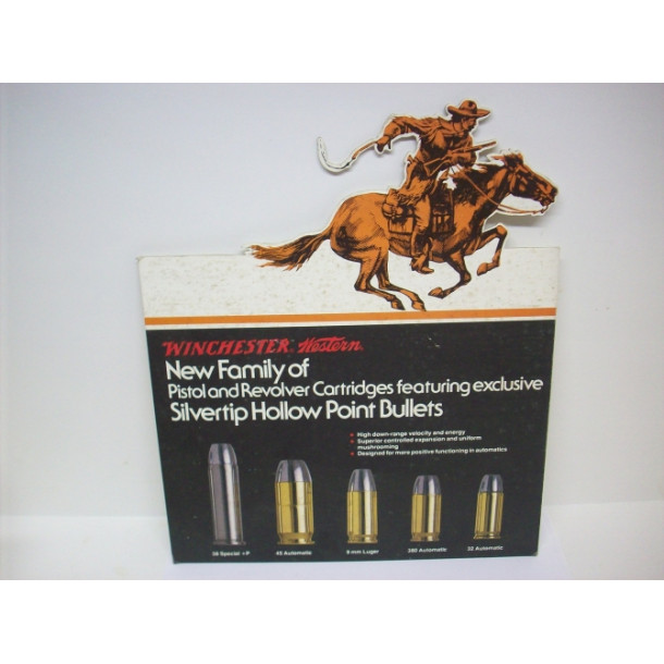 Winchester-Western 1970's Ammunition Advertisement Standee