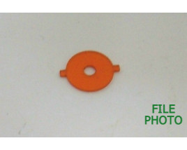 Front Sight Insert - Synthetic - Transparent Orange - w/ .120" Hole - Original Front Sight Insert - Synthetic - Transparent Orange - w/ .120" Hole - Original