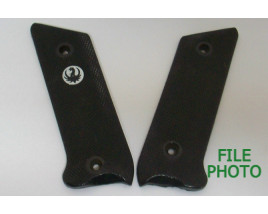 Grip Panels - 2nd Variation - Checkered Synthetic - Original
