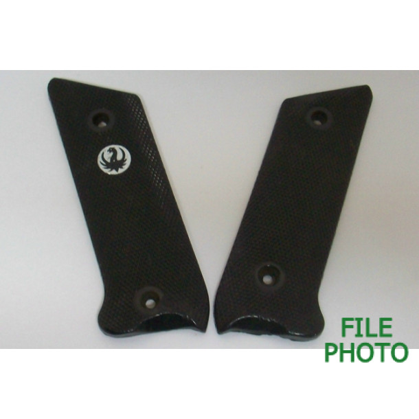 Grip Panels - 3rd Variation - Checkered Synthetic - Original Grip Panels - 3rd Variation - Checkered Synthetic - Original