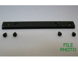 Scope Base Adapter w/ Mounting Screws - Blue - Early Variation - Original