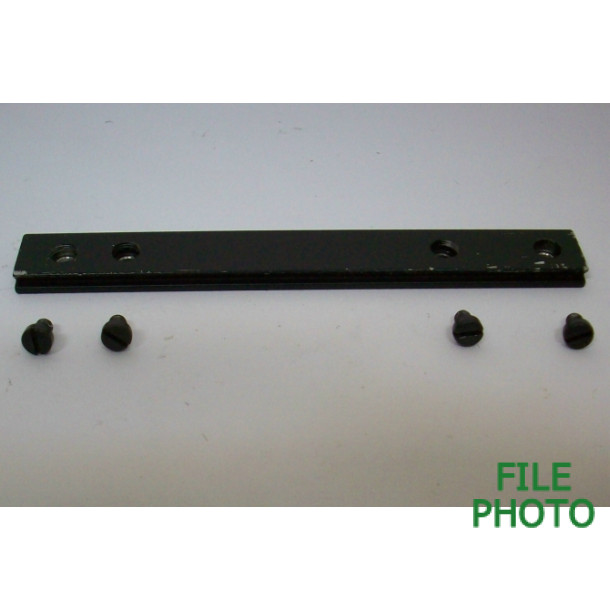 Scope Base Adapter w/ Mounting Screws - Blue - Early Variation - Original