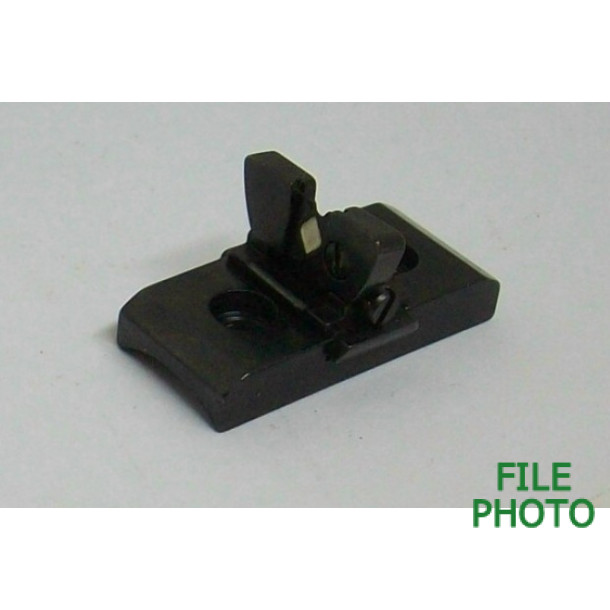 Rear Sight Assembly w/ Base - Metal - 1st Variation - Original