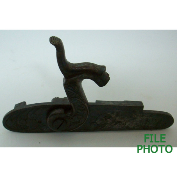 Lock Assembly - Percussion - Right Hand - w/ High Spur Hammer - Original Lock Assembly - Percussion - Right Hand - w/ High Spur Hammer - Original