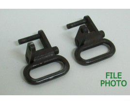 Sling Strap Snap Swivels - for 1" Wide Slings - One Pair - Original