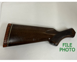 Butt Stock - Walnut - Checkered - 4th Pattern - w/ Red Recoil Pad - Original