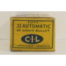 C-I-L Super-Clean Box of 22 Automatic Ammunition