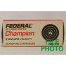 Federal Champion Target Box of 22 LR Ammunition - Partial Box