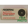 Federal Champion Target Box of 22 LR Ammunition - Partial Box