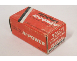 Federal Hi-Power Box of 22 LR Ammunition - Hollow Point