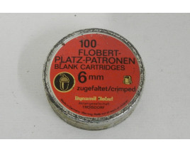 Flobert-Platz-Partronen Tin of 6mm Blank Cartridges - Partial Tin