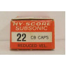 Hy-Score Subsonic Box of 22 CB Ammunition