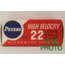 Peters High Velocity Box of 22 LR Ammunition - Hollow Point