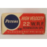 Peters High Velocity Box of 22 W.R.F. (Rem. Spl.) Ammunition