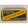Peters Extra Loud Report Box of 22 Short Blank Ammunition - Partial Box