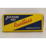 Peters Rustless Box of 22 LR Ammunition