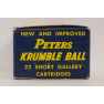 Peters Krumble Ball Box of 22 Short Gallery Ammunition