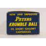 Peters Krumble Ball Box of 22 Short Gallery Ammunition