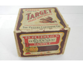 Peters Box of Target Paper Shot Shells 28 Gauge 2 3/4" Shotgun Ammunition