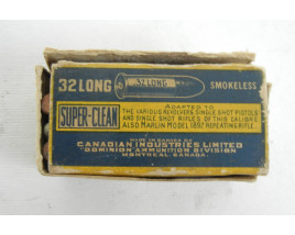 Canadian Industries Box of 32 Long Rim Fire Ammunition
