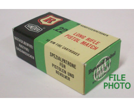 RWS Pistol Match Box of 22 LR Ammunition