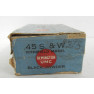 Remington UMC box of .45 S&W Schofield Model Revolver Ammunition