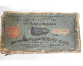 Remington Box of .41 Short Rim Fire Ammunition