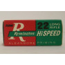 Remington Hi Speed Kleanbore Box of 22 LR Ammunition