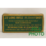 Remington Kleanbore Hi-Speed Box of 22 LR Ammuntion - Shot - Partial Box
