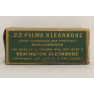 Remington Kleanbore Palma Lubricated Box of 22 LR Ammunition - Partial Box