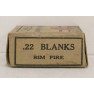 Remington UMC Box of 22 Short Blank Cartridges - Partial Box