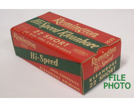 Remington Hi-Speed Kleanbore Box of 22 Short Ammunition