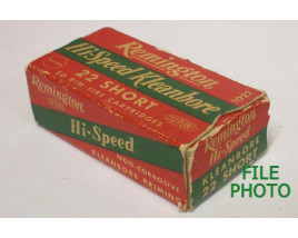 Remington Hi-Speed Kleanbore Box of 22 Short Ammunition