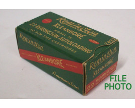 Remington Kleanbore Box of 22 Remington Autoloading Ammunition