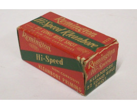 Remington Hi-Speed Kleanbore Box of 22 LR Ammunition - Shot - Partial Box