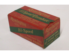 Remington Hi-Speed Kleanbore Box of 22 LR Ammunition - Hollow Point - Partial Box