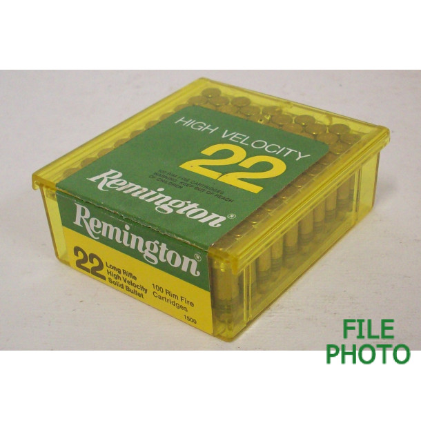 Remington High Velocity Box of 22 LR Ammunition