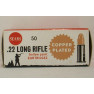 Sears Copper Plated Box of 22 LR Ammunition - Hollow Point