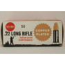 Sears Copper Plated Box of 22 LR Ammunition - Hollow Point