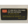 Sears Ted Williams Xtra-Range Box of 22 LR Ammunition