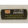 Sears Ted Williams Box of 22 Long Ammunition - Partial Box