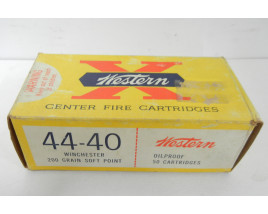 Western Box of 44-40 Win. Rifle Ammunition